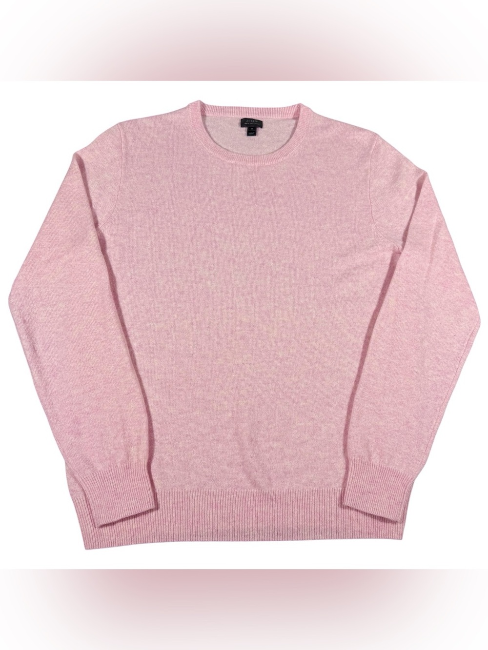 J.Crew Sweater Women’s Small Pink 100% Cashmere Crewneck Pullover Soft Knit